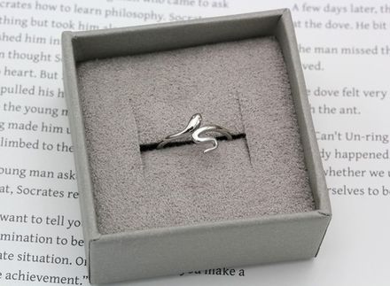 Фаланговое кольцо "Змейка"