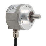 Инкрементальный программируемый энкодер INNOCONT D=58мм, выступающий вал 10мм, 5…30VDC, выход TTL/HTL с инверсией, IP 65