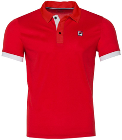 Мужское теннисное поло Fila Polo Markus M - fila red