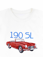 Футболка с вышивкой "190 SL" 2S project Car T Shit