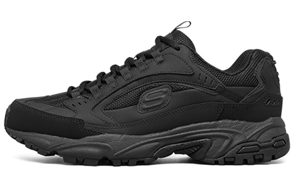 Skechers Stamina wear-resistant non-slip low-top daddy shoes all black