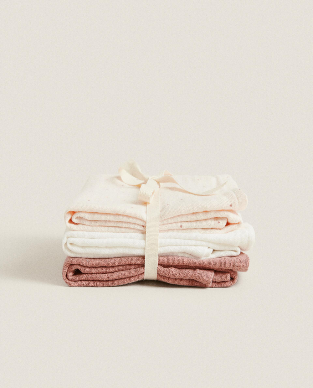 Zara Home Муслиновые салфетки из хлопка, 55x55 см (3 шт.)