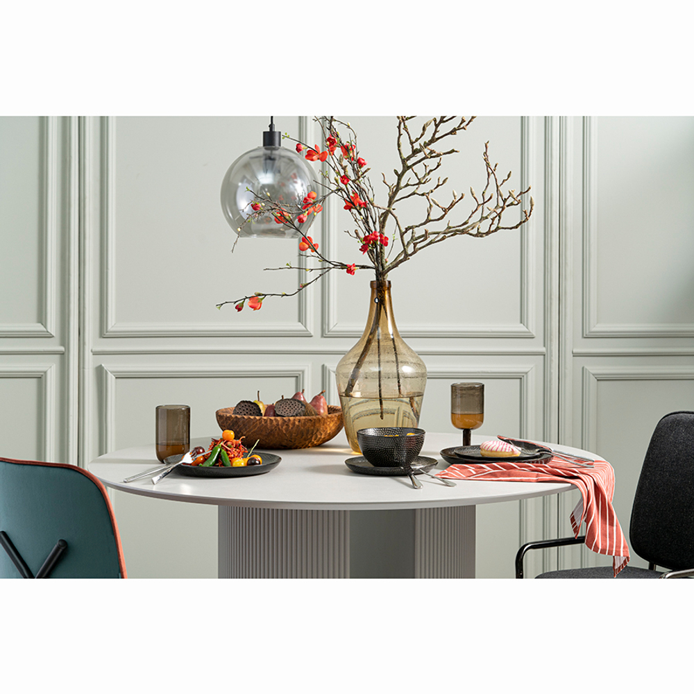 Набор тарелок dots, D21 см, черные, 2 шт.