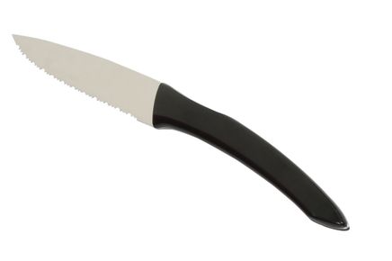 FUEGO - Нож для стейка зубчатый 23,2 см нерж.сталь с пластиковой ручкой FUEGO артикул CFU 55, ABERT