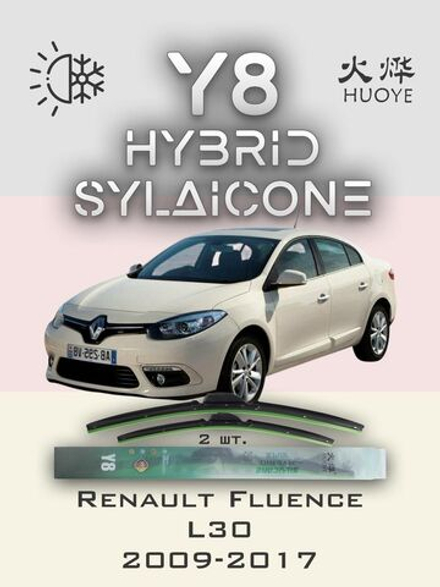 Щетки стеклоочистителя HUOYE Y8 650/400 мм на Luxgen 7SUV | Push button