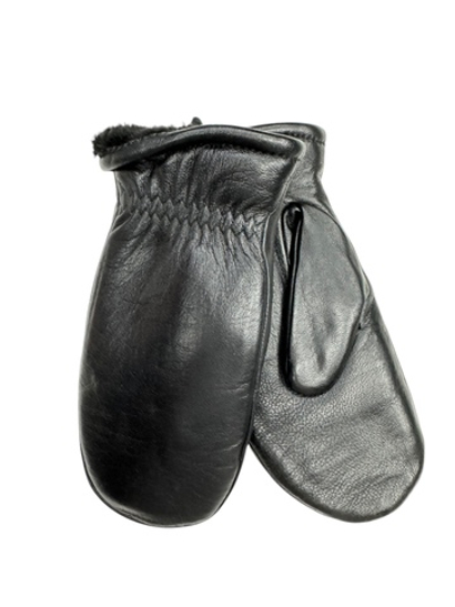 Варежки. Мужские. Материал верха: Кожаные. Подклад: Мех. В упаковке 5 шт.