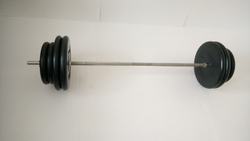 Разборная штанга 119кг с прямым грифом