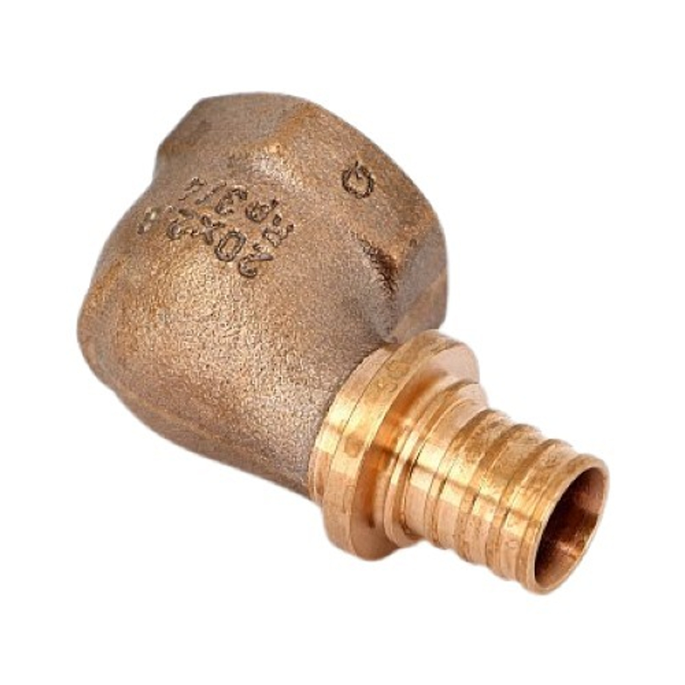 Угол надвижной В бронза REHAU 20х3/4" RX+(ВР)