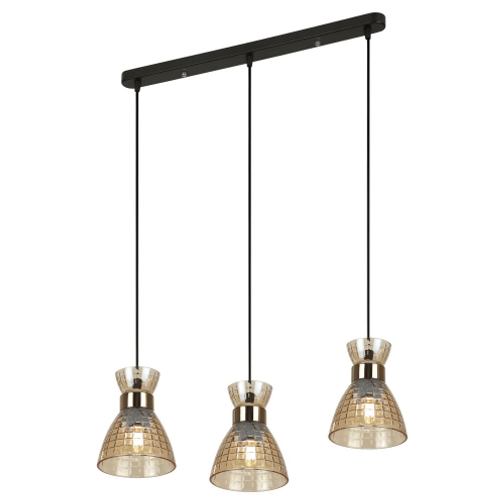 Светильник подвесной (подвес) Rivoli Iris 9186-203 3хЕ27 60 Вт модерн | Rivoli