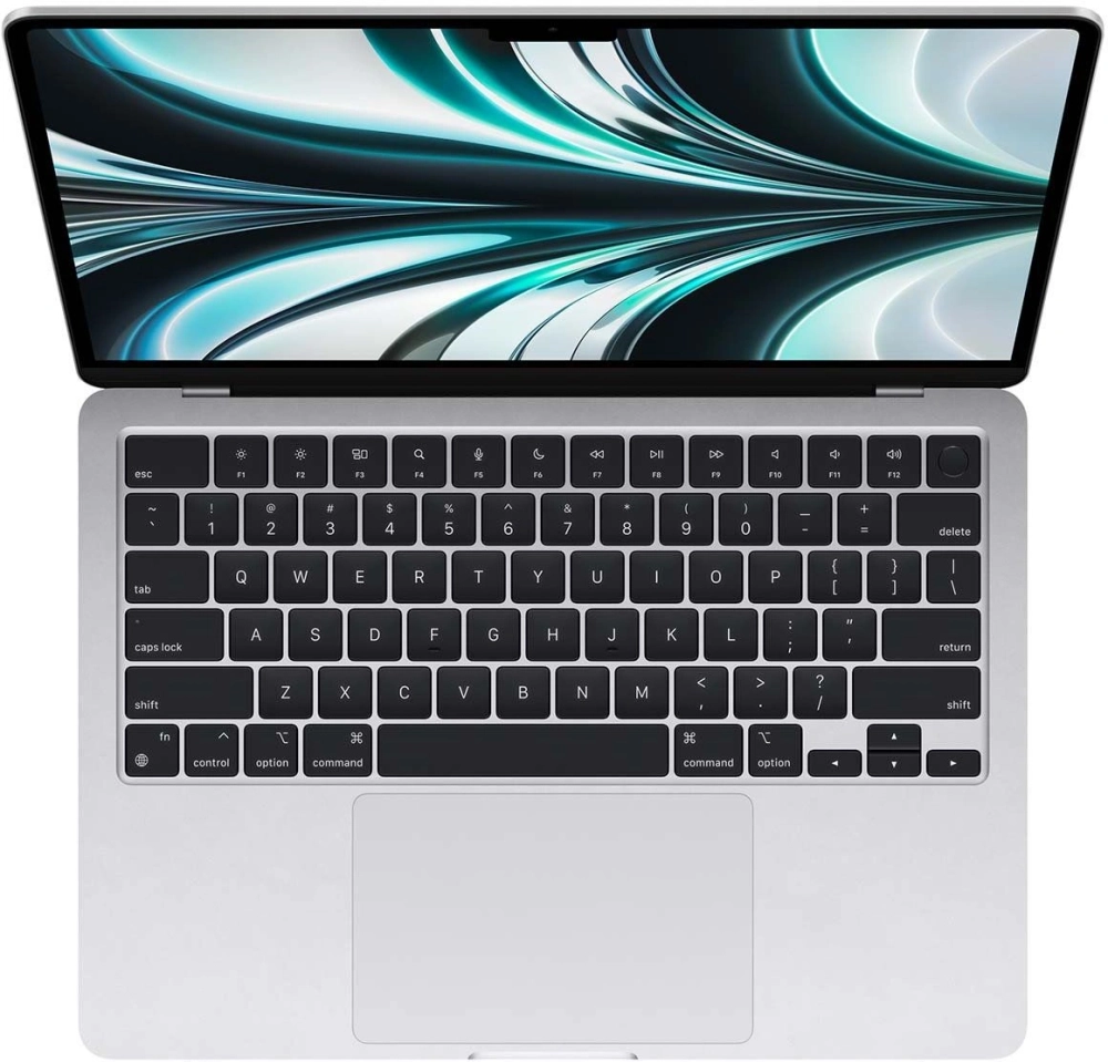 Ноутбук Apple MacBook Air A2681 M2 8 core 16Gb SSD256Gb/8 core GPU 13.6" Retina (2560x1664) macOS silver WiFi BT Cam (MC7V4LL/A)