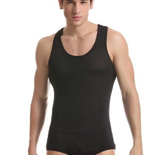 Мужское боди черное RUFSKIN Slim Stretch Bodysuit Black RF 12