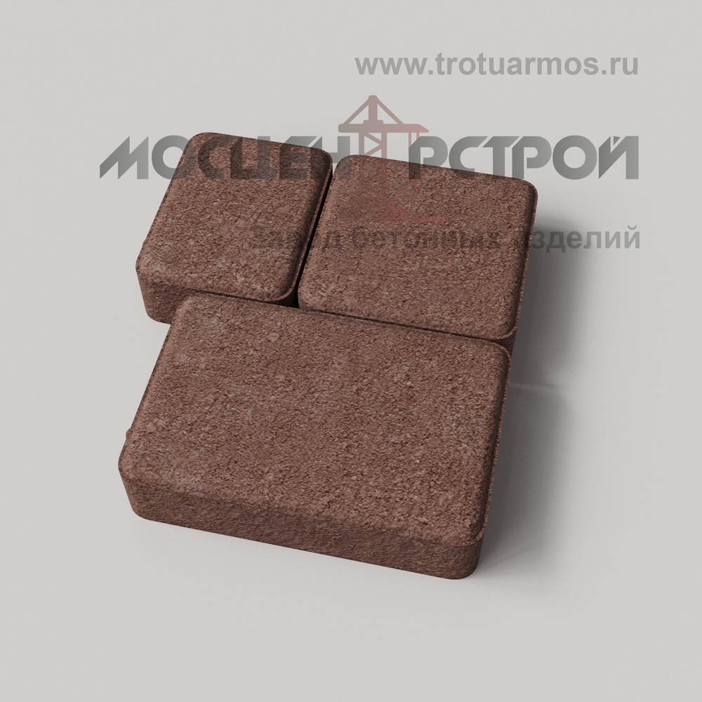 Тротуарная плитка Старый Город 180/120/90х120х40