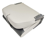 Сиденье виниловое Economy, синее с черным (10268279)