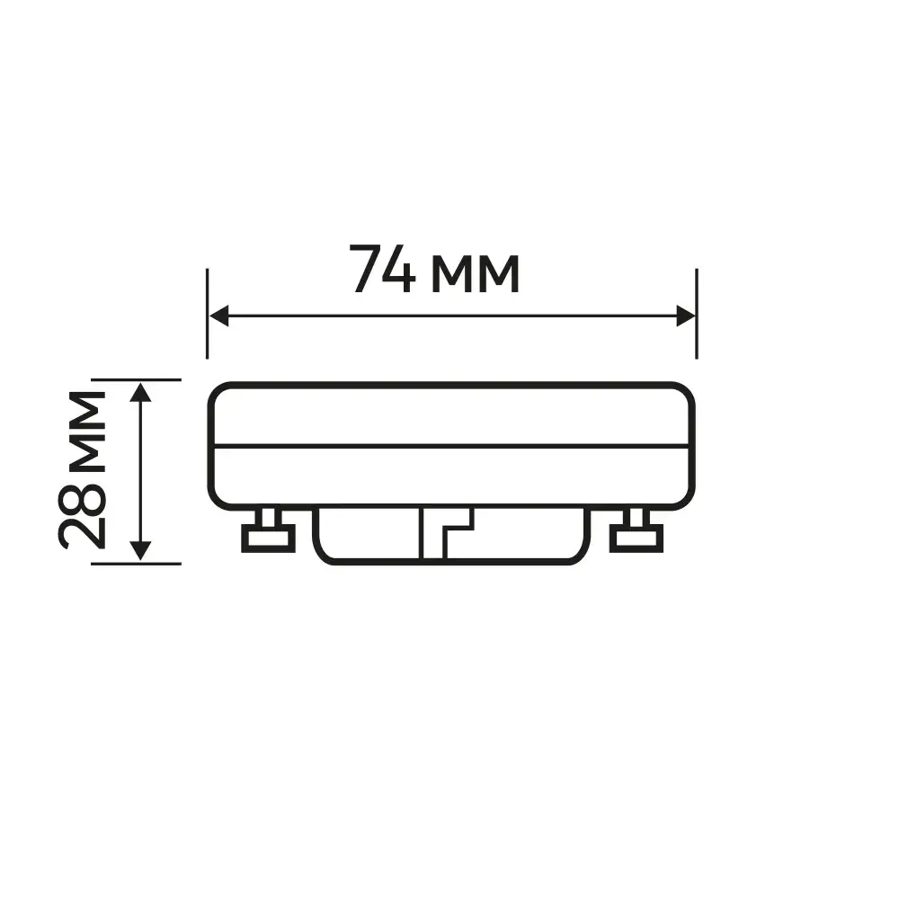 Светодиодная лампа ЭРА RED LINE LED GX53 8 Вт, нейтральный белый свет (4000 К). Серия RED LINE. Для встраиваемых светильников и натяжных потолков. Гарантия 1 год