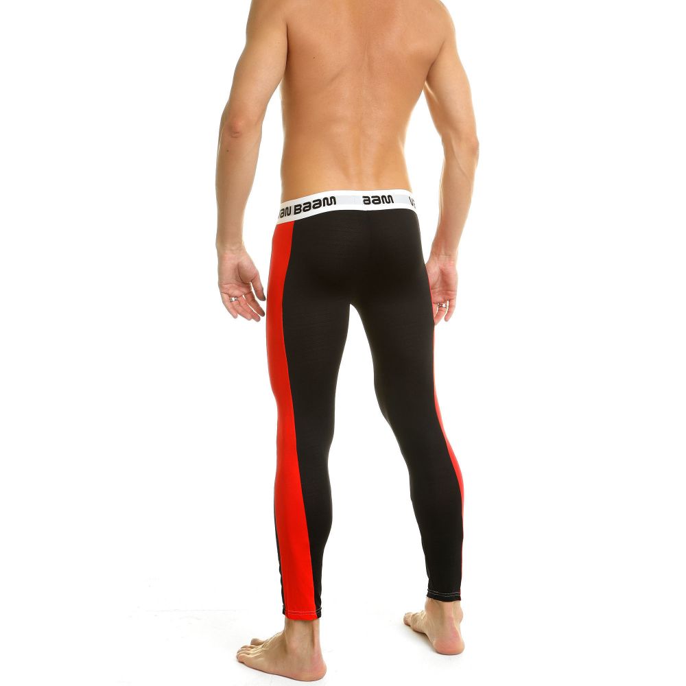 Мужские леггинсы черные Van Baam VB-39286