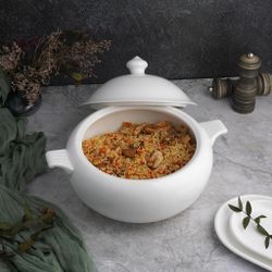 Супница 3 л d 25 см h22 см белая фарфор P.L. Proff Cuisine [1]