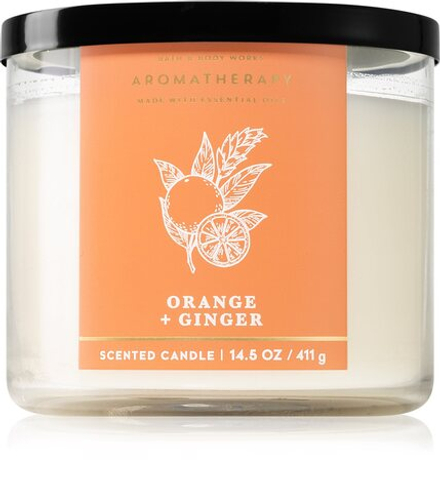 Bath & Body Works Orange & Ginger - ароматическая свеча /   411  g  / GTIN 667554192812