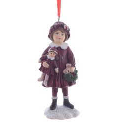 GAEM Изделие декоративное подвесное "Девочка/Мальчик", L5,5 W3 H12 см, 6в.