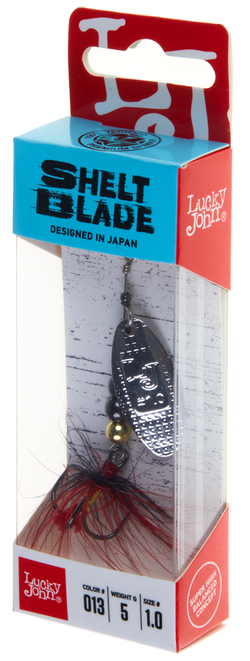 Блесна вращающаяся LUCKY JOHN Shelt Blade №1, 5 г, цвет 013