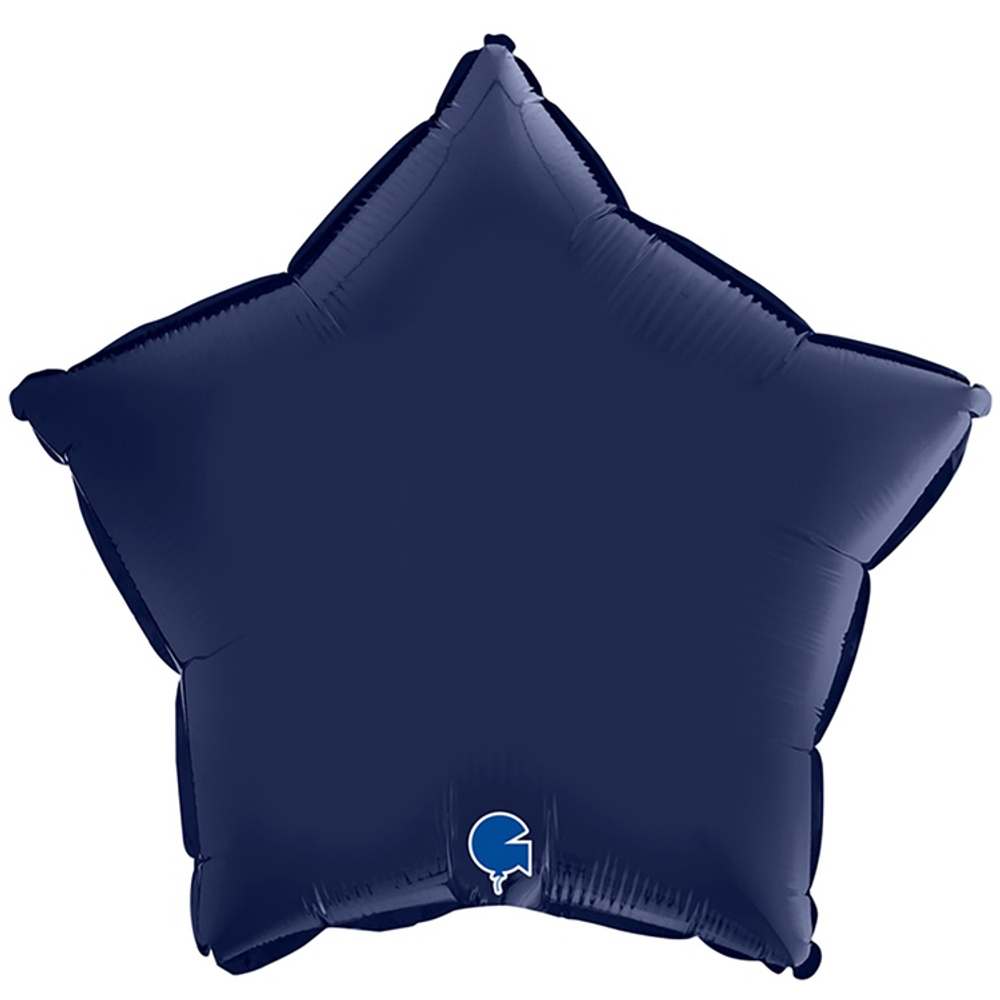 Шар фольгированный Звезда 46 см (Синий)