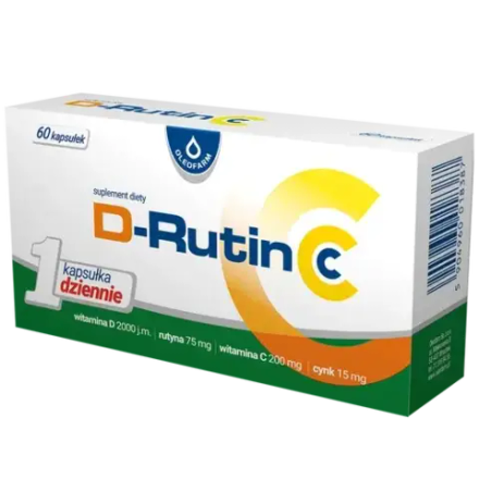 Oleofarm D-Rutin CC диетическая добавка, 60 капсул