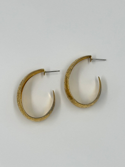 Серьги кольца с узором