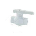 Кран шаровой PP-R белый Дн 63 внутренняя пайка VALFEX 10144063