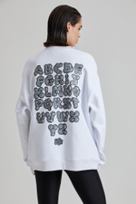 Свитшот Алфавит (белый)