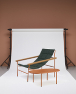 Кресло лаунж металлическое Scab Design Dress Code Glam Outdoor, терракотовый, черный