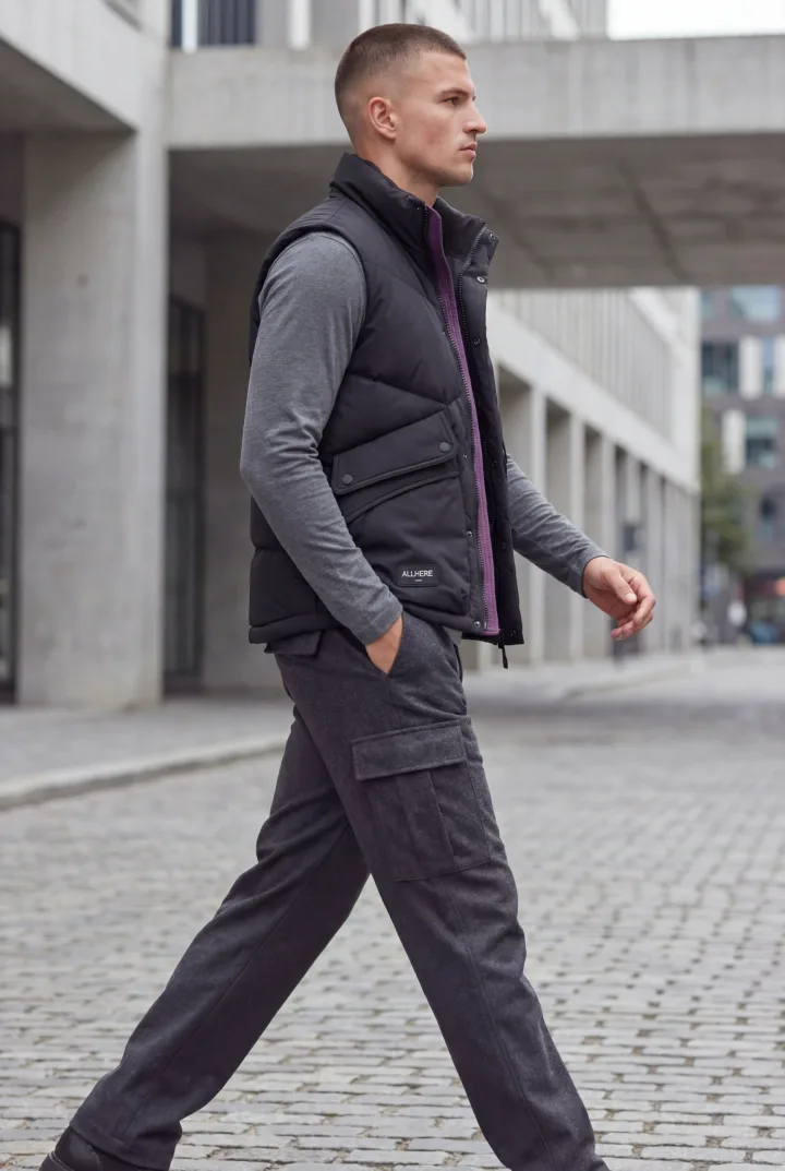 Мужской пуховой жилет «VIOLET»