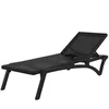 Шезлонг Pacific черный