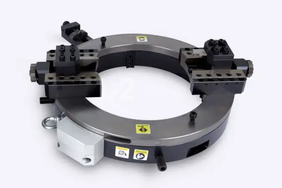 Разъёмный труборез и фаскосниматель ТВС-1066 с электроприводом