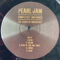 Винтажная виниловая пластинка LP Pearl Jam Completely Unplugged The Acoustic Broadcast (EU 2021)