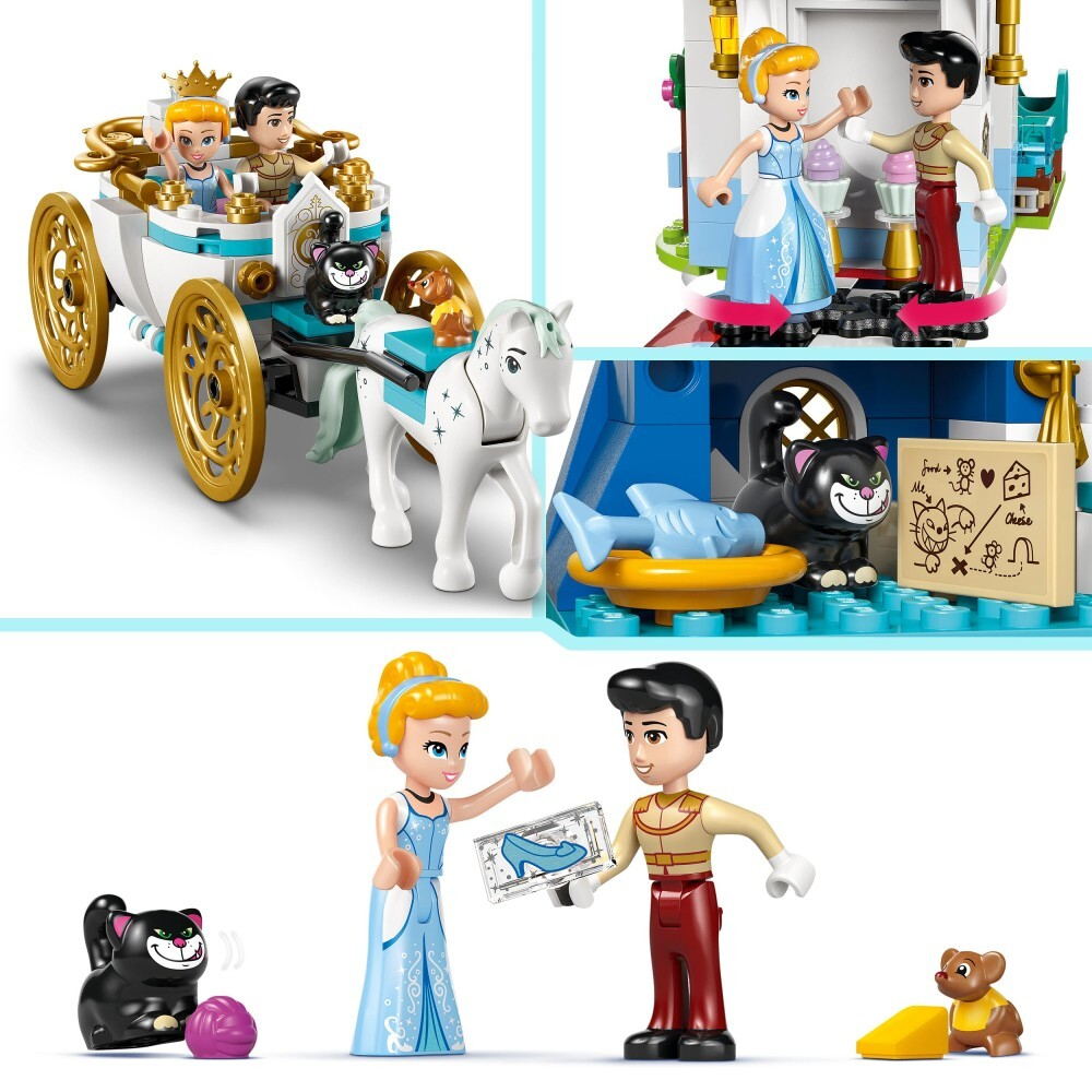 LEGO Disney Princess/ Замок Золушки и карета/ 43275