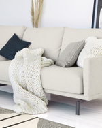 Диван Galene 4-местный бежевый, 414 см