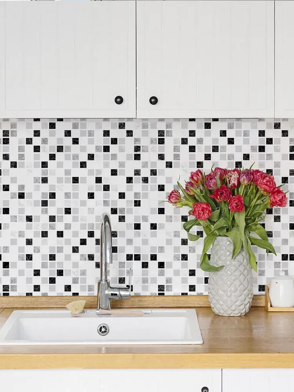 Декоративная стеновая панель ПВХ Мозаика Камчатка 482х482 мм