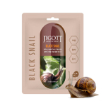 Маска для лица Jigott Black Snail Real Ampoule Mask тканевая с муцином Черной Улитки 27 мл
