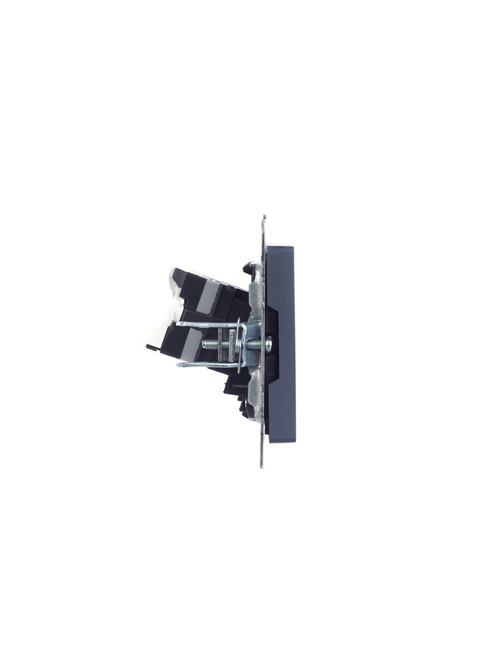 Розетка компьютерная СП RJ45 кат.5E BRITE РК10-БрМ механизм маренго IEK BR-K10-1-K35