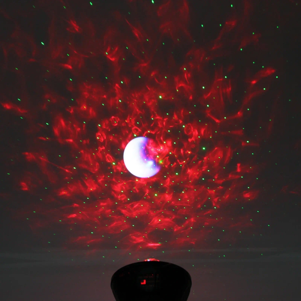 Световой прибор Лазер «Сфера» 17*12 см, Bluetooth, USB, пульт д/у , питание от USB (Type-C)