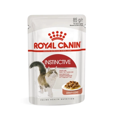 Пауч для кошек, Royal Canin Instinctive, в возрасте от 1 года до 7 лет (в соусе)