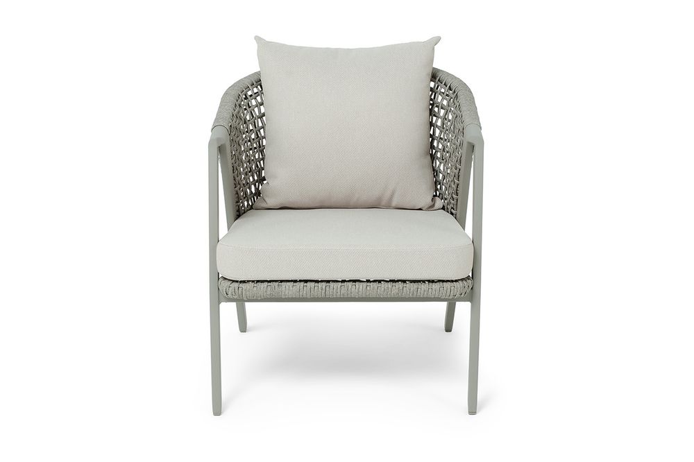 "Амстердам" кресло из искусственного ротанга, цвет серый