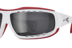 Спортивные очки LiP Typhoon / Gloss White - Red / Zeiss / PA Polarized / Methane Smoke