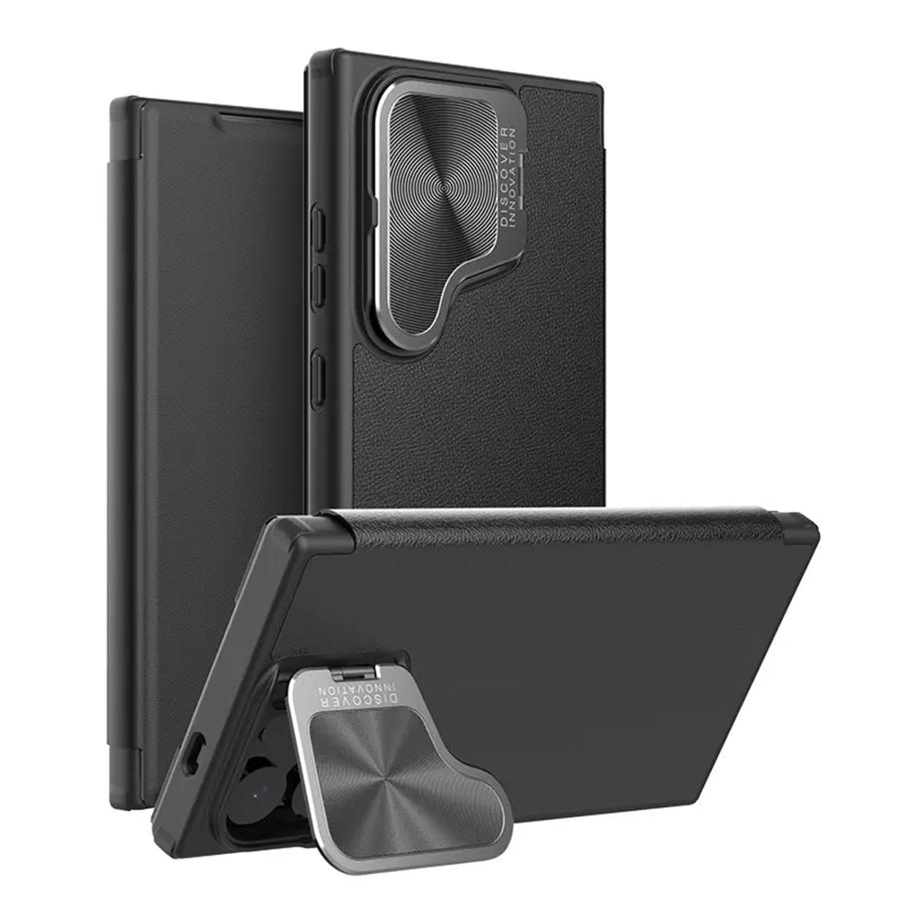 Кожаный чехол-книжка Nillkin Leather Qin PROP Plain для Samsung Galaxy S24 Ultra