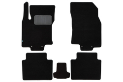 Коврики в салон для NISSAN Qashqai, 2013-2019, 2017-, кроссовер, 5 шт.(текстиль) KLEVER05365622110KH