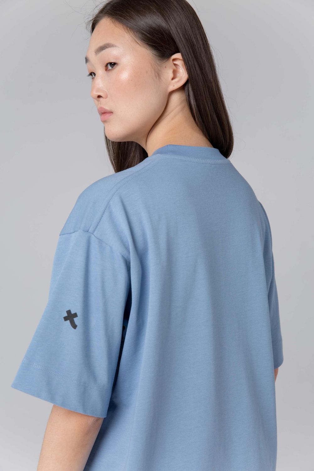 Футболка Toccotwo Женская Серо-Голубая