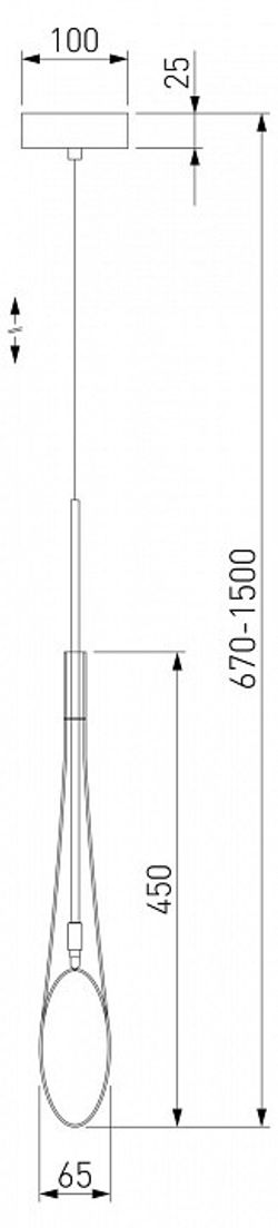 Подвесной светильник Eurosvet Folio 50224/1 янтарный