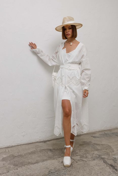 ПЛАТЬЕ КАНТИ МОЛОЧНЫЙ