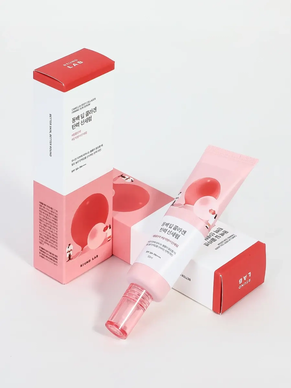 Round Lab Солнцезащитная сыворотка с экстрактом камелии и коллагеном SPF50 Camellia Deep Collagen Firming Sun Serum 50 мл