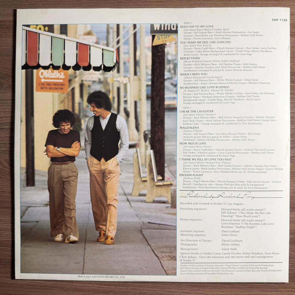 Leo Sayer ‎– Endless Flight (Япония 1977г.)