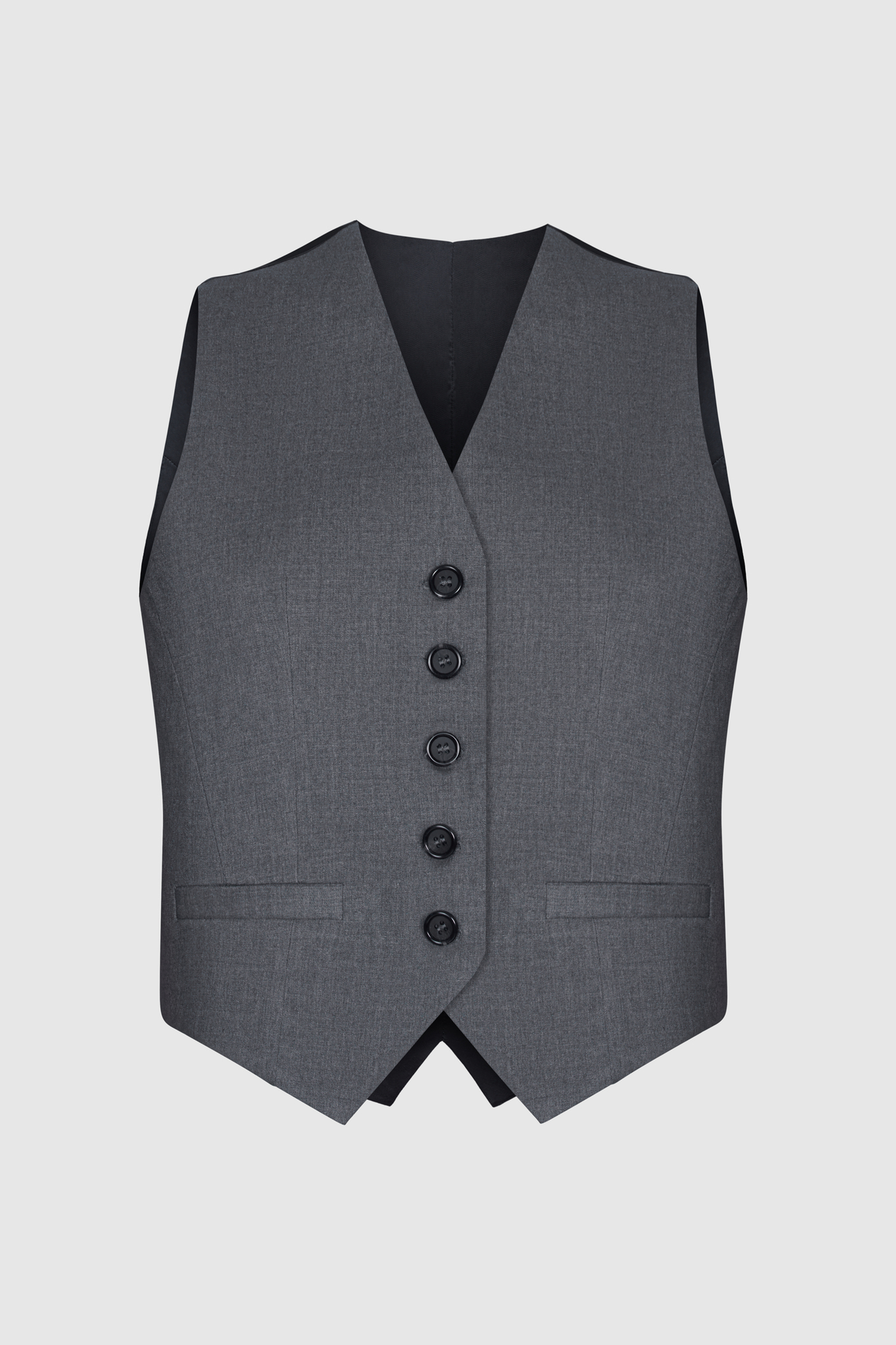 Жилет серый